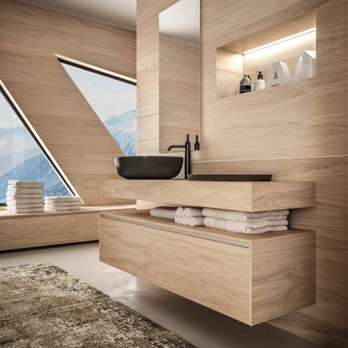 Meuble salle de bain HPL