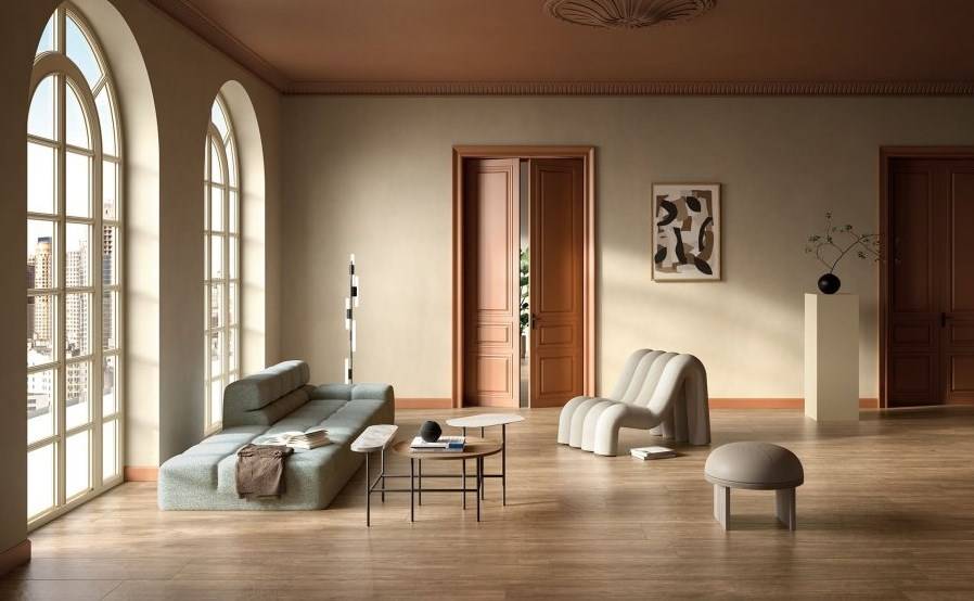 Carrelage Native en grès cérame, 4 coloris, 3 formats et ses deux décors,aspect bois près d'Avignon