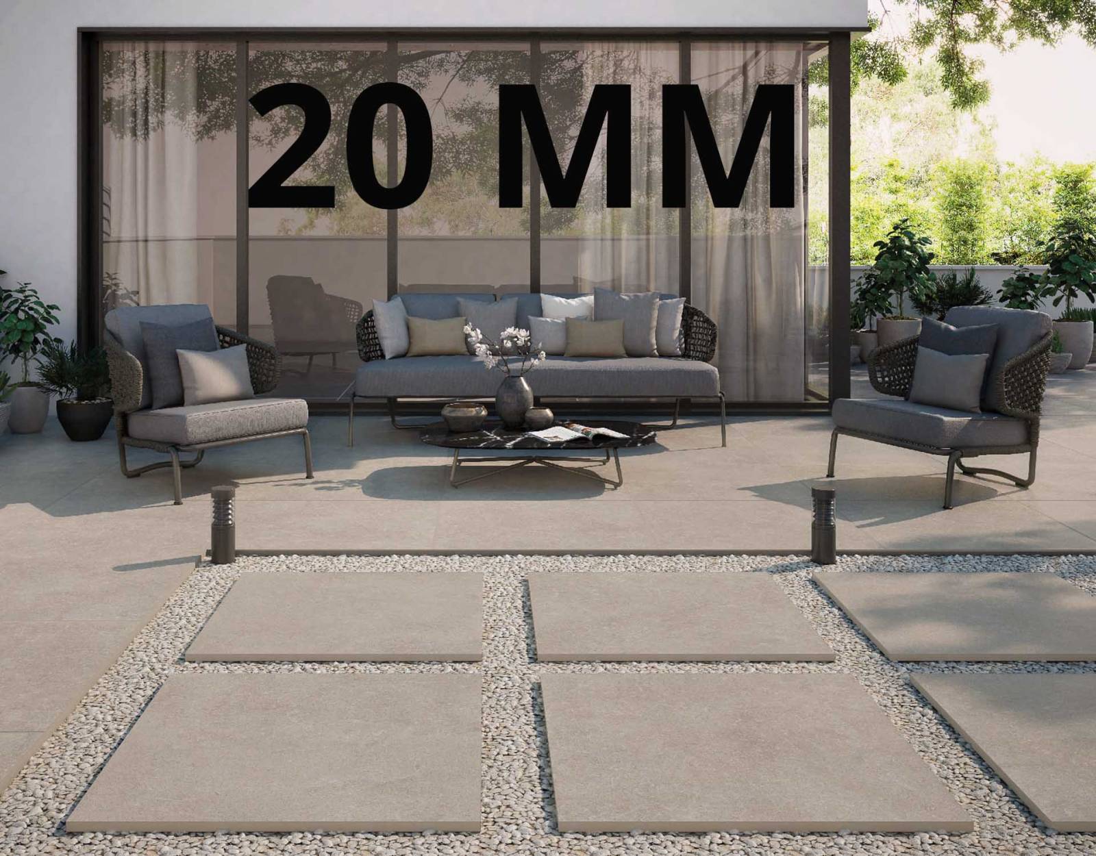 Meteora Cotto FP2 20 mm 90x90 Rectifié 