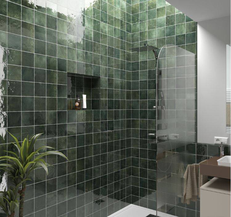 Carrelage Artisan Moss Green 13,2x13,2