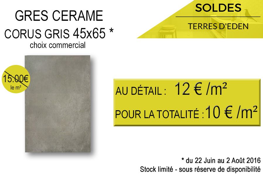 carrelage gris en soldes en ligne 45x65 avignon