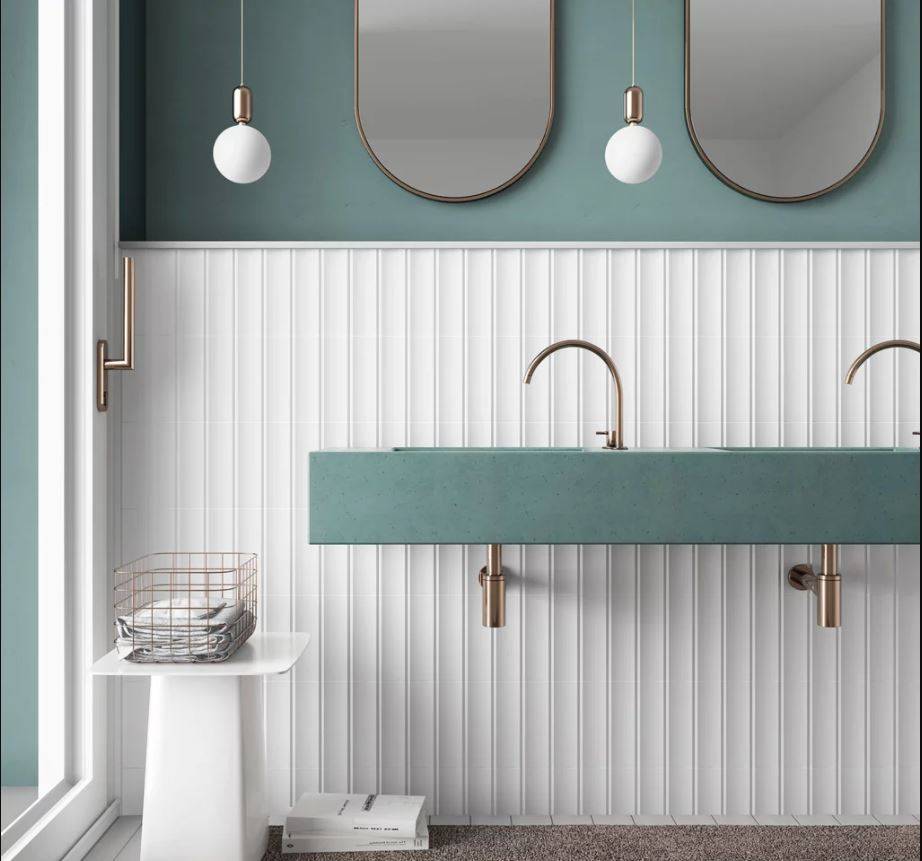 Faïence Vibe Gesso White Matt 6,2x20