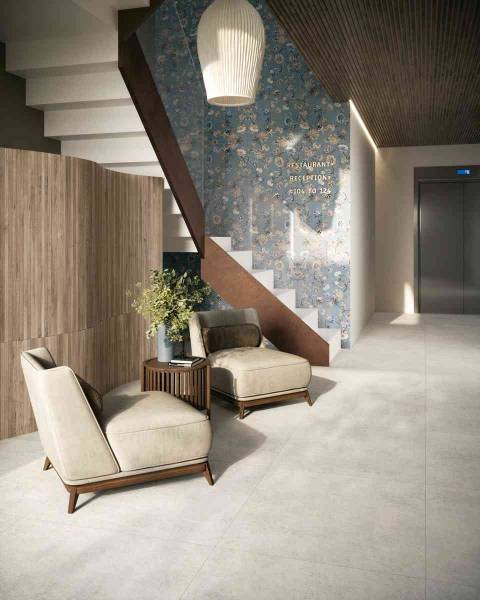 Carrelage effet pierre Amboise de chez Sichenia