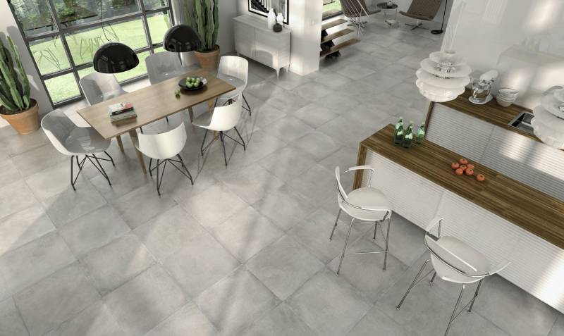 Grès cérame Chronos gris 60x60