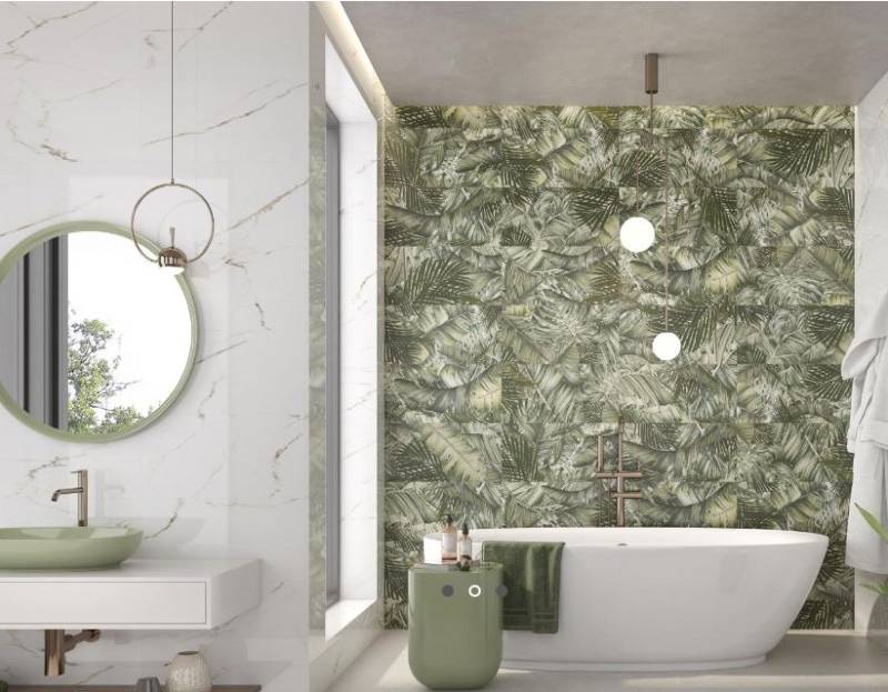 faïence Vegetal Trend Green 33.3x100