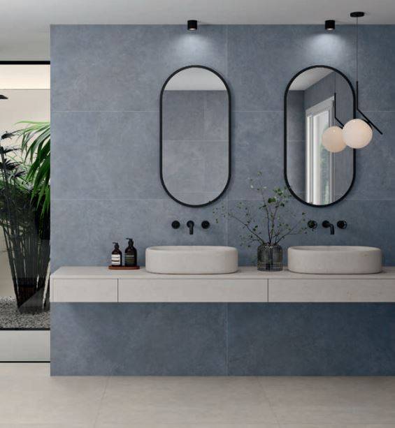 Faïence Pursue Blue,  Pursue Grey 30x60 