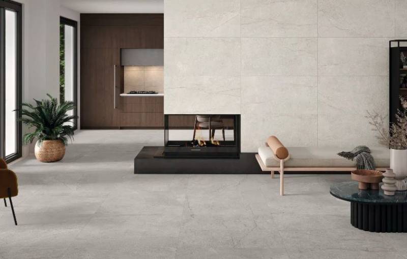 Grès cérame Sumum grey 100x100 rectifié 