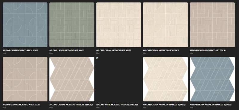 Faïence Applomb grand format de marque italienne