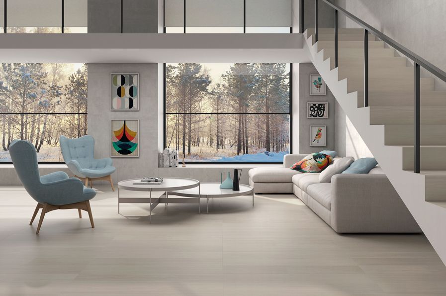 carrelage aspect bois blanc