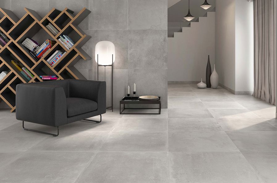 carrelage gris grand format titan plata 75x75 pamesa