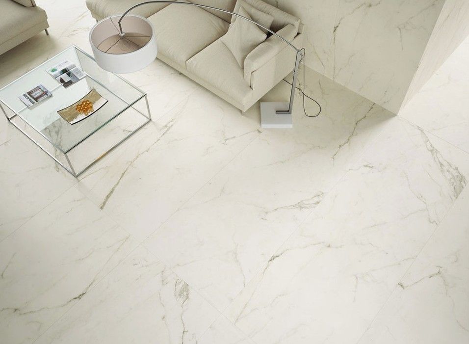 carrelage imitation marbre grand format Coverlam estatuario faible epaisseur naturel