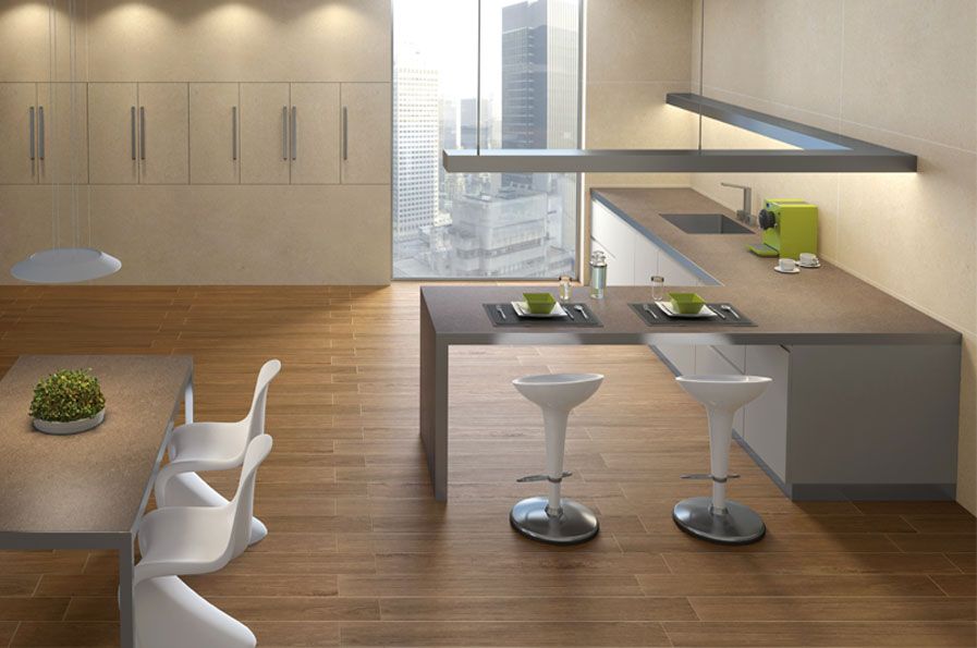 carrelage faible epaisseur 3,5mm coverlam limestone grespania mur beige 300x100