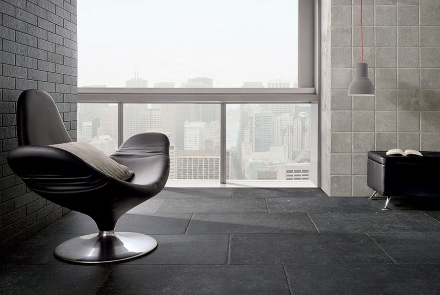 carrelage grand format fioranese manoir noir hainaut