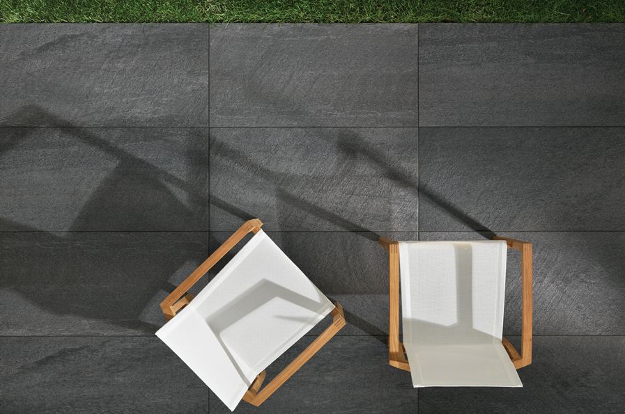 carrelage terrasse exterieur antracite