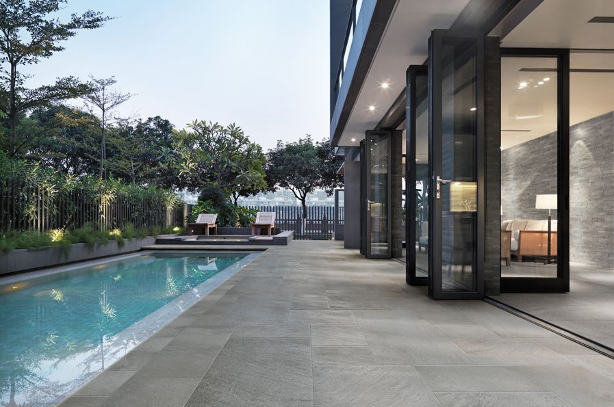 carrelage piscine opus grigio