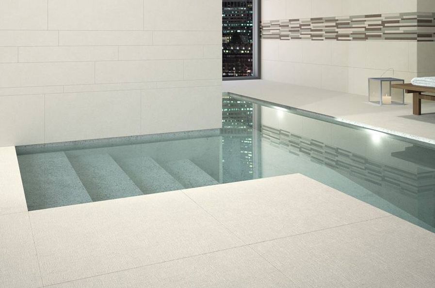 carrelage grand format grespania nexo blanco