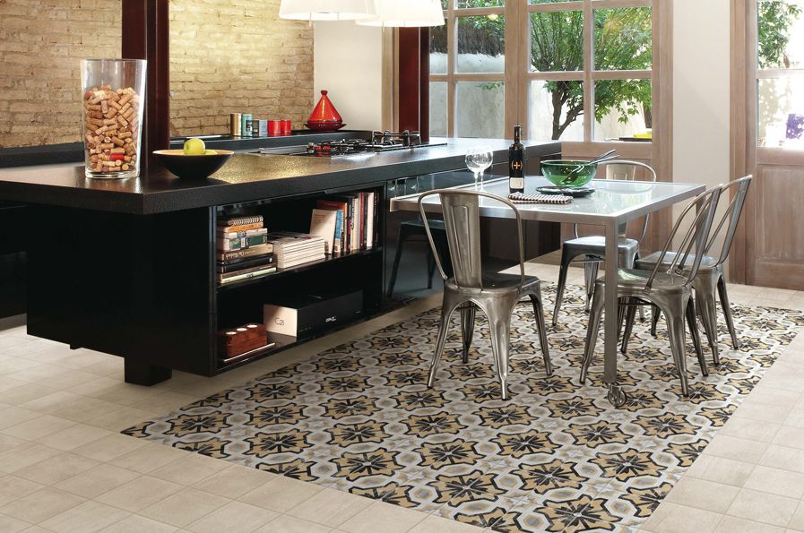 idee deco carrelage imitation carreaux de ciment