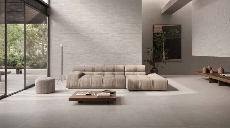 Carrelage de sol Cement Vibes sol extérieur antidérapant pour terrasses, piscines près d'Avignon