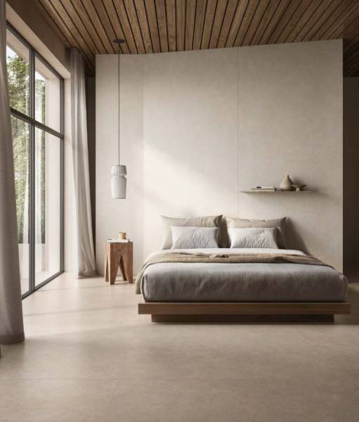 Carrelage Cement Vibes Calce Résine naturel 120x280x6, Fango Résine 60x120