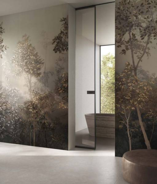 Carrelage décor Fairy Dark 120x280x6 mm