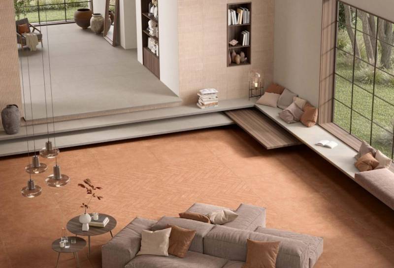 Carrelage Homey Cotto 120x120, Cotto 10x60