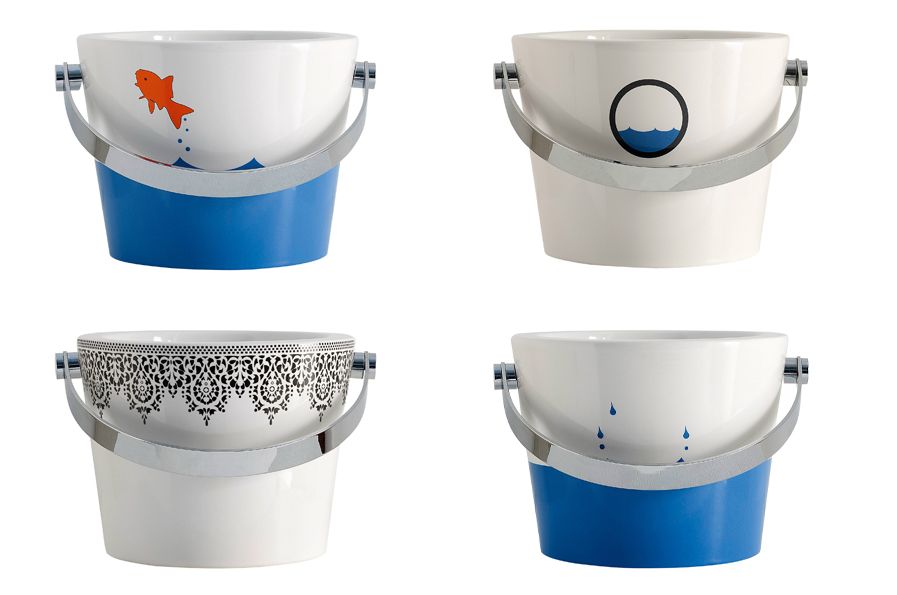 lavabo a poser bucket déco