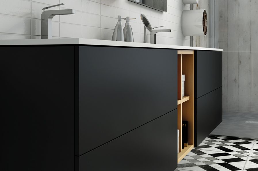 meuble salle de bain minimaliste