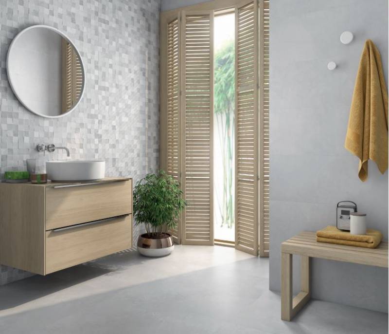 Signo gris 80x80 rectifié